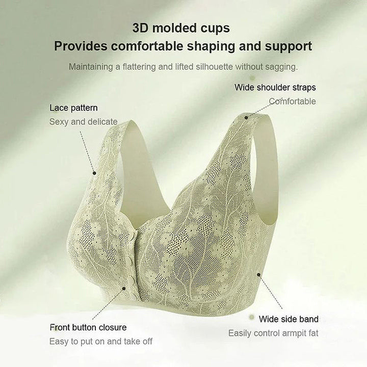 Kalsten | Comfortable & Convenient Front Button Bra