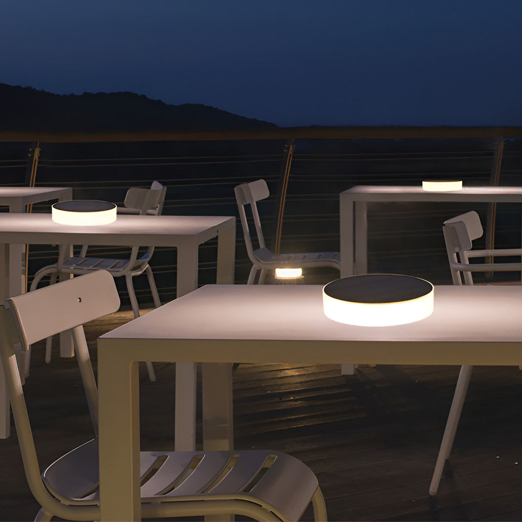 Waterproof LED Outdoor Ground Lawn Deck Recessed Solar Disk Lights Landscape Lighting | Kalsten