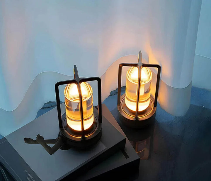 Waterproof and Portable Crystal Table Lamp - AuroraGlow | Noxord