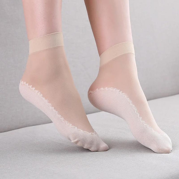 Silky Cotton Anti-slip Socks | Kalsten