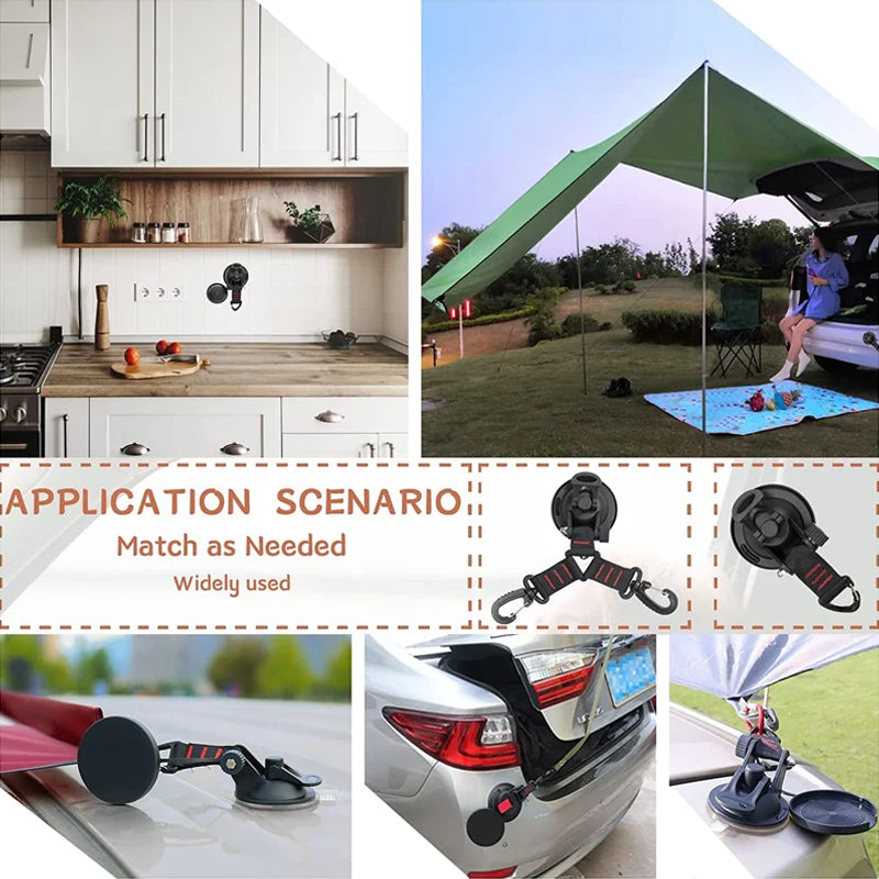 Heavy-duty vacuum suction cup with hook | Kalsten