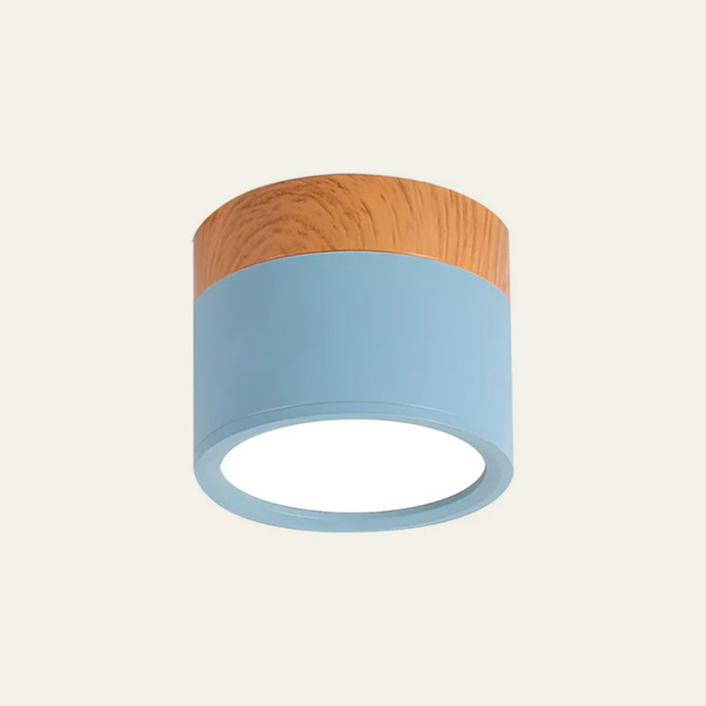Modern Cylinder LED Flush Mount Ceiling Lamp Noxord