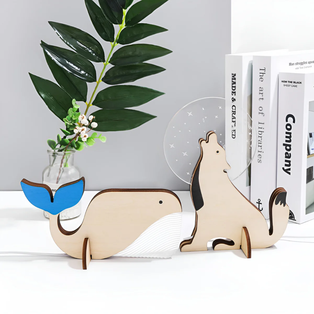 Wooden LED Table Lamp | Noxord