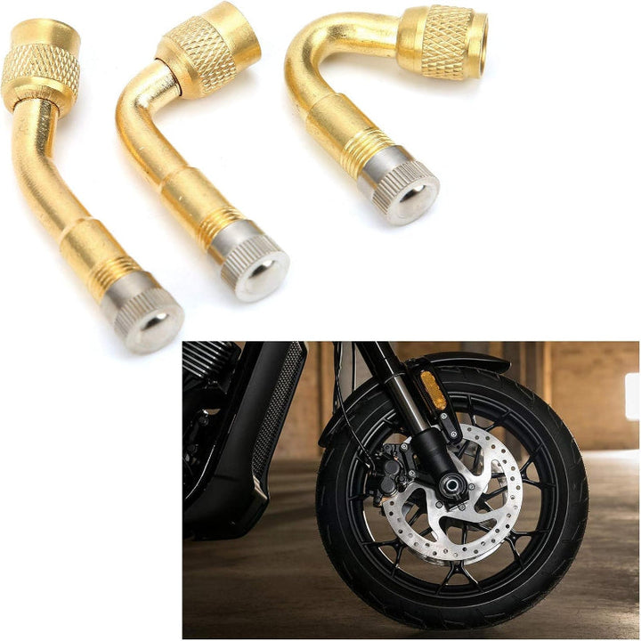 Tire Valve Extension Flexible 3-Way Set | Kalsten
