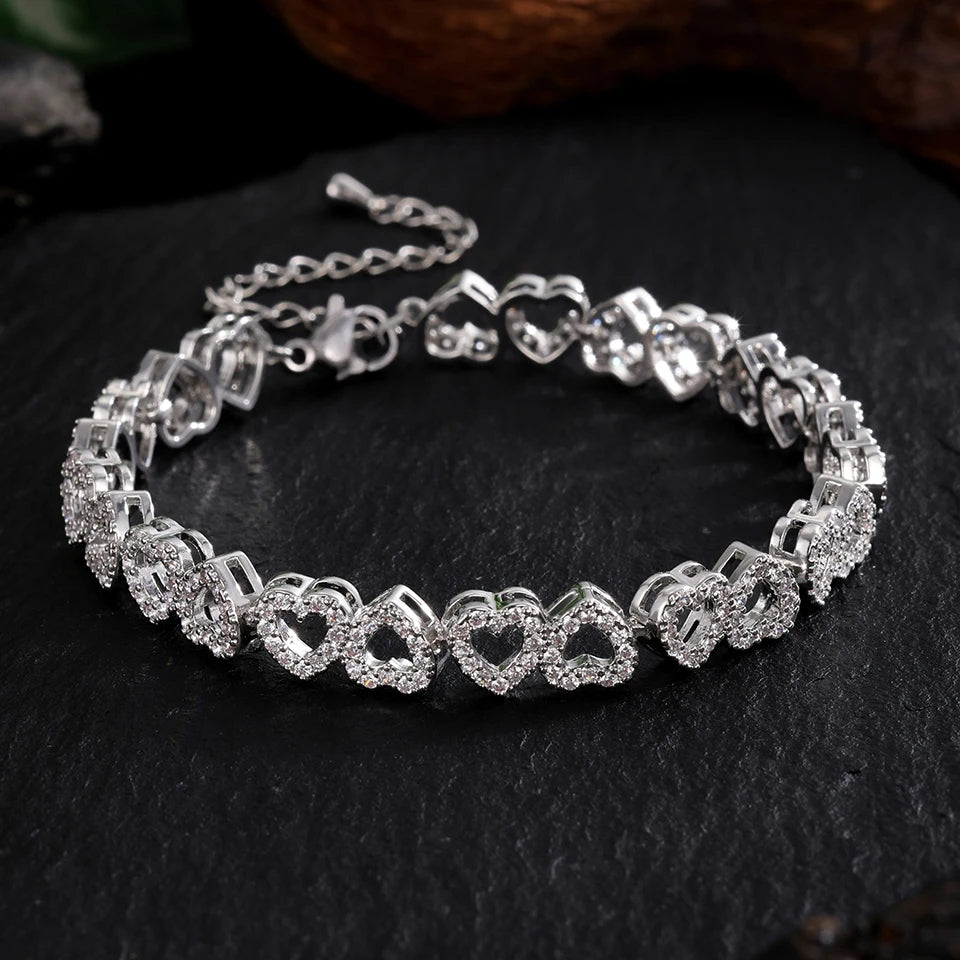 Kalsten | Love Hearts Diamond Bracelet