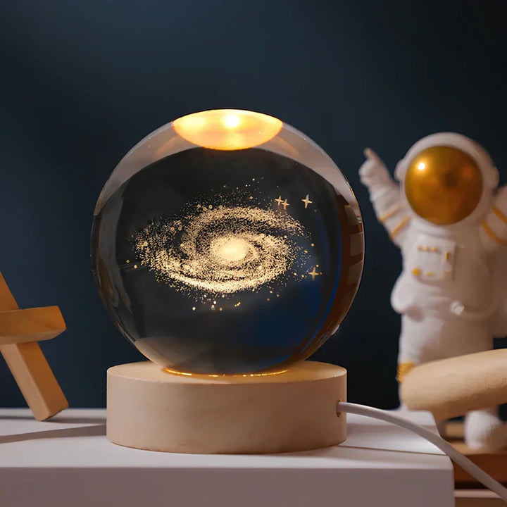 3D Crystal Ball LED Night Light Noxord