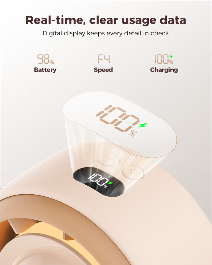 Baby Stroller Fan - 4000mAh Rechargeable 4-Speed | Kalsten
