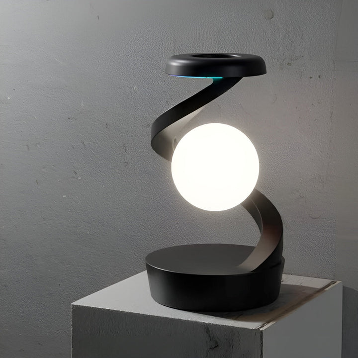 Futuristic FloatCharge Lighting Wonder with Wireless Charger Noxord