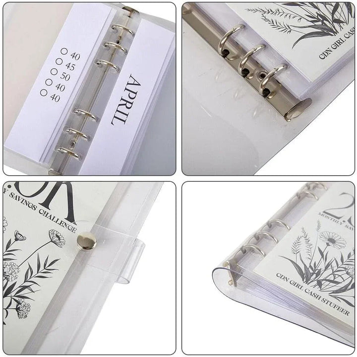 12-Month Envelopes Money-Saving Challenge Binder | Kalsten
