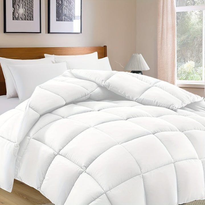 Luxury Seasonal Duvet with Reversible Design and Microfiber Filling Noxord