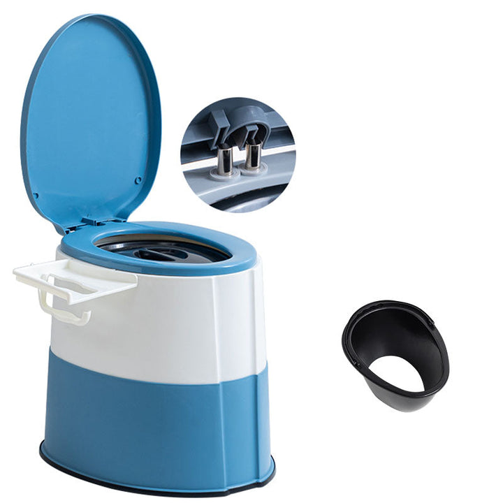 Kalsten | Contemporary plastic floor-mounted toilet bowl with toilet seat for the bathroom