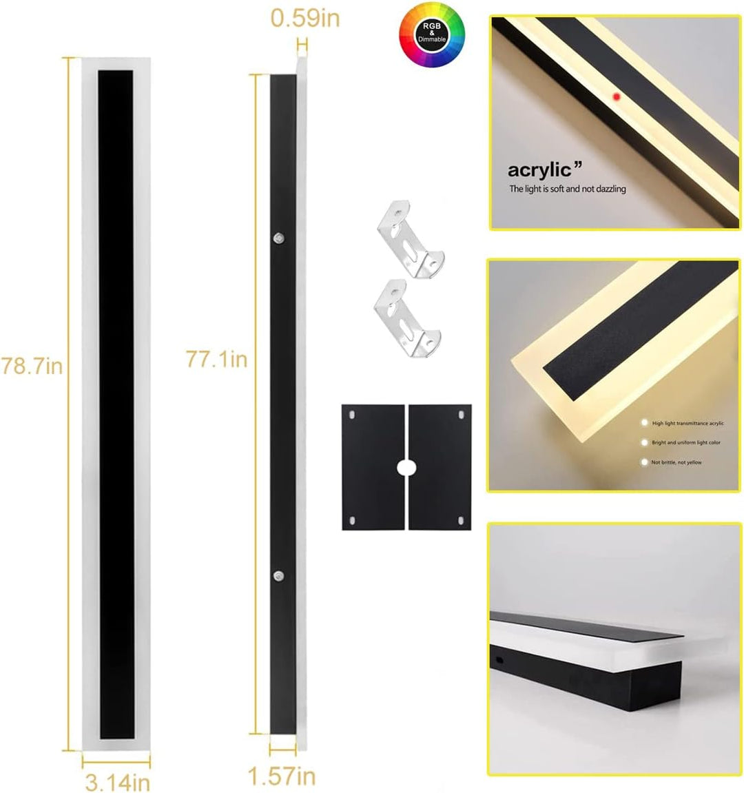 Dimmable Modern Outdoor LED Wall Strip Noxord