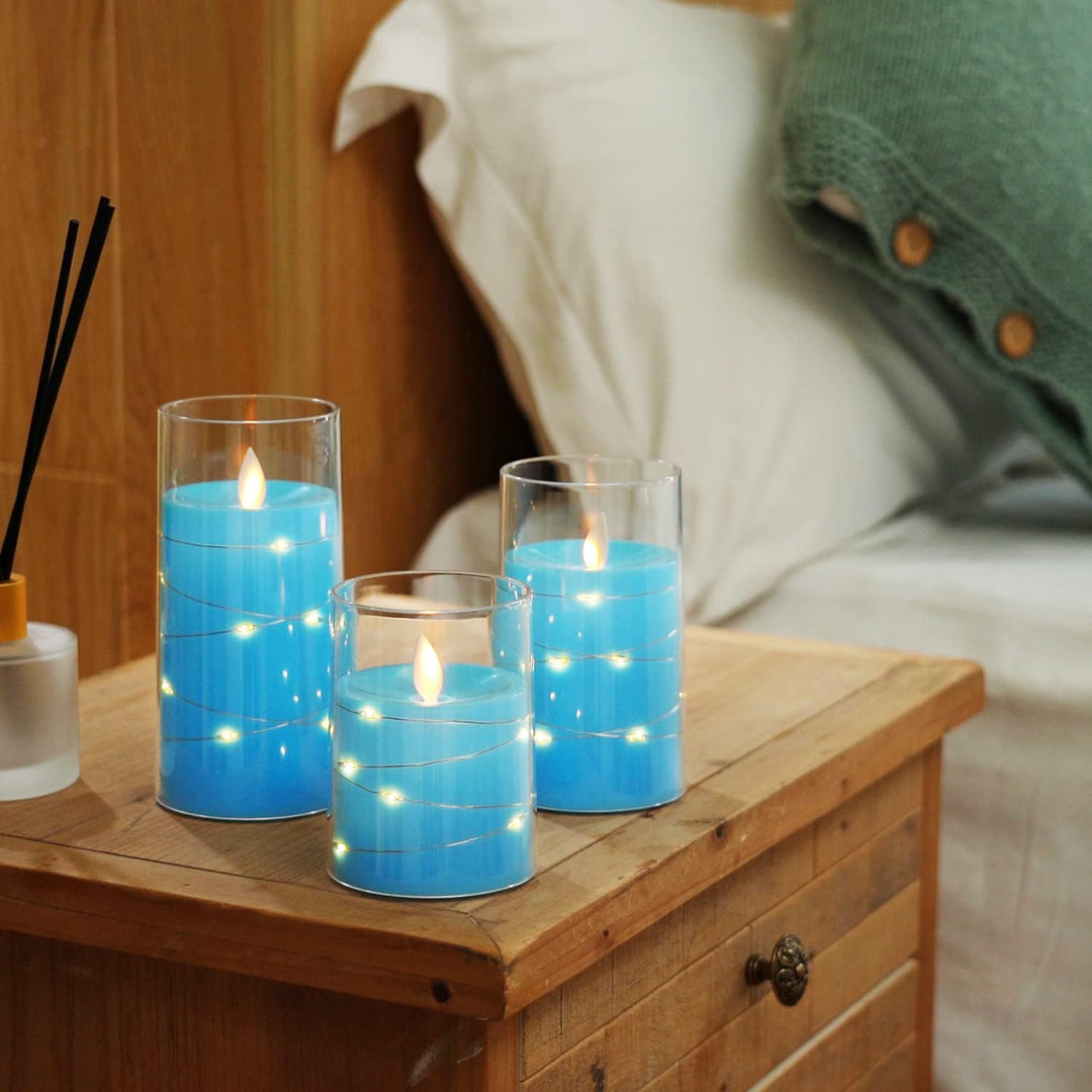 Realistic Flameless LED Candle Set Noxord