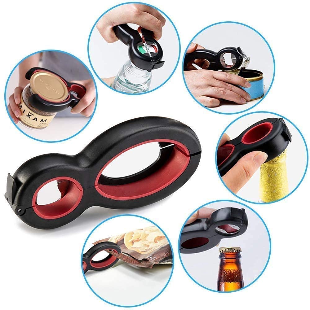6-in-1 kitchen opener for bottles & jars | Kalsten