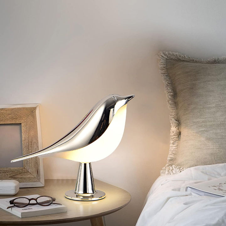 Modern Wood LED Table Lamp Bird Design | Kalsten