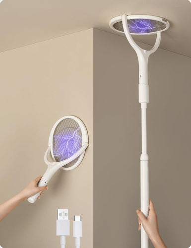 Flexible Fly Racket - Rechargeable Electric Fly Swatter Noxord