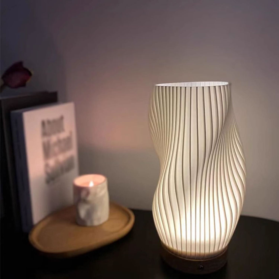 Wavecrest Lamp – Sleek USB-Powered Dimmable Table Lamp | Noxord