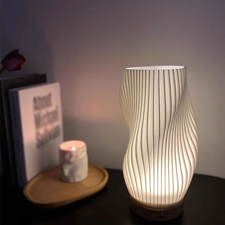 Wavecrest Lamp – Sleek USB-Powered Dimmable Table Lamp | Noxord