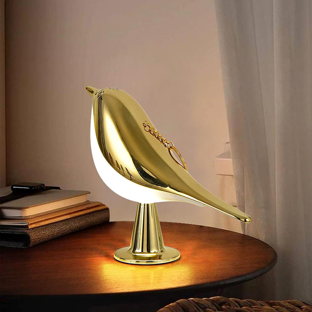 Modern Wood LED Table Lamp Bird Design | Kalsten