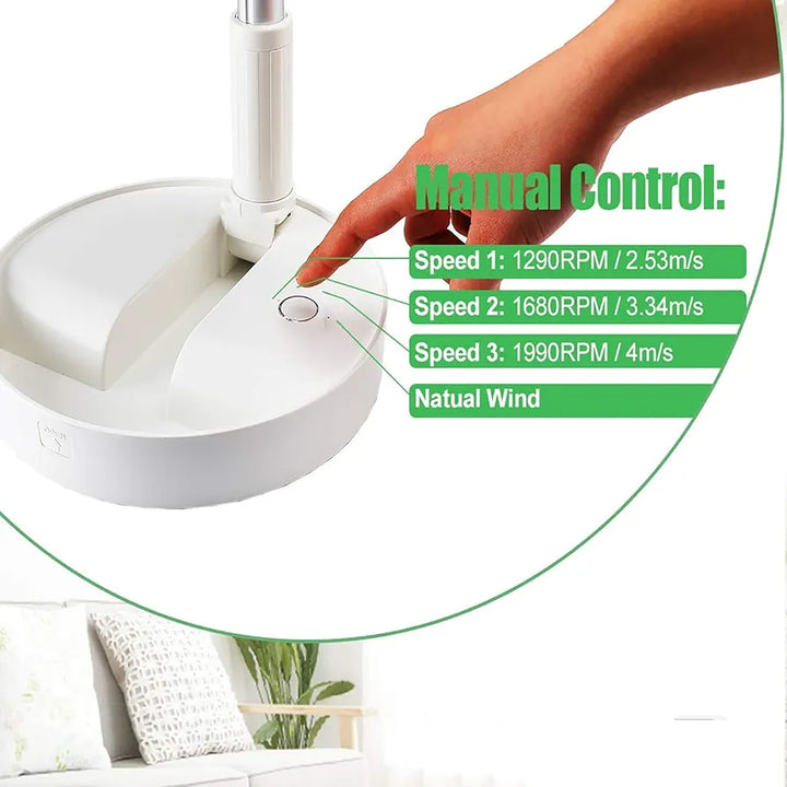 Portable Rechargeable Foldable Desk Fan | Kalsten