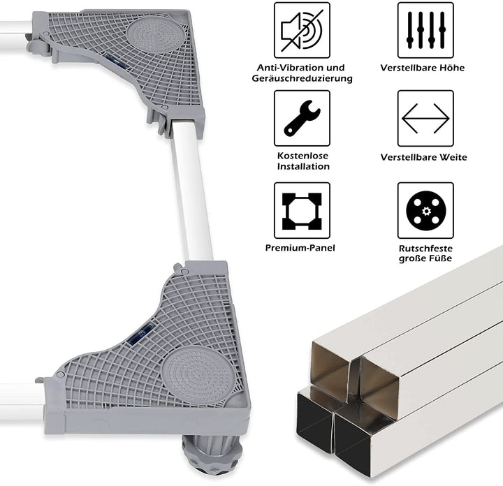 Washing machine underframe base adjustable | Kalsten