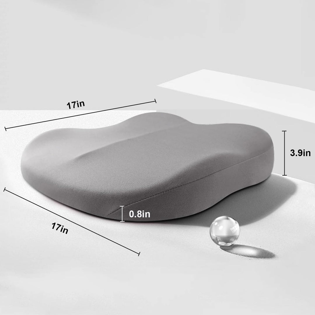 ZitComfort Ergonomic Seat Booster Cushion for Car & Office – Better Sitting Height and Posture | Kalsten