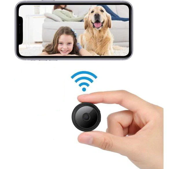 Mini Wireless Magnetic Security Camera (Live Audio & Video)