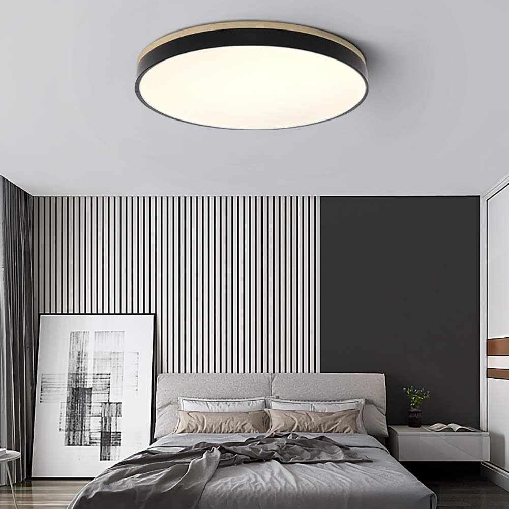 Wood LED Recessed Ceiling Light Noxord