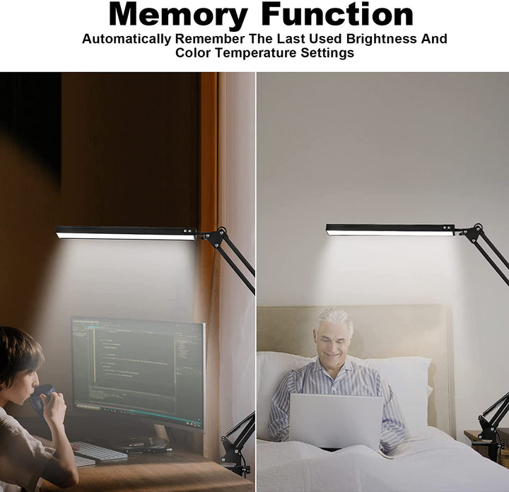 LED Desk Lamp Clamp Light Dimmable 10W | Kalsten