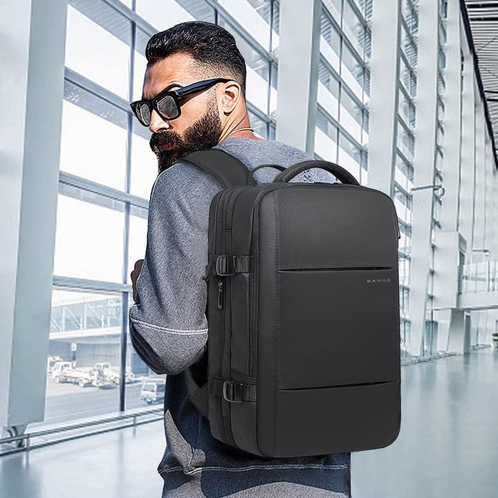 Expandable 26–45L Waterproof Travel Backpack with Laptop Sleeve & Duffle Carry | Kalsten