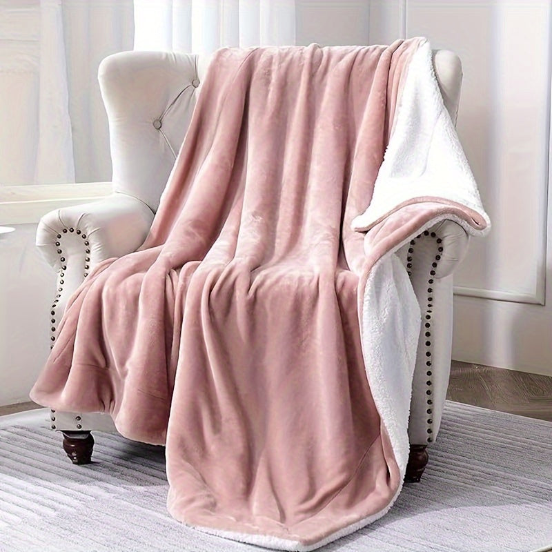 Chic Sherpa Fleece Blanket for Optimal Comfort Noxord