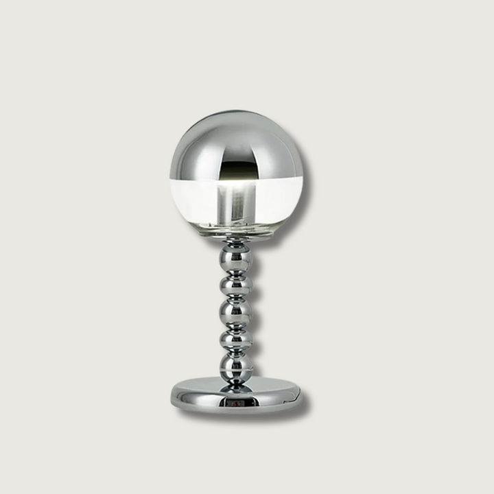 MirrorGlow – Minimalist Chrome Table Lamp | Noxord