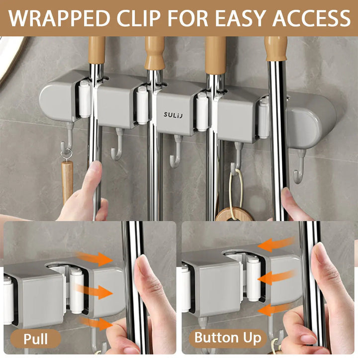 Wall mount for brooms, mops & tools | Kalsten