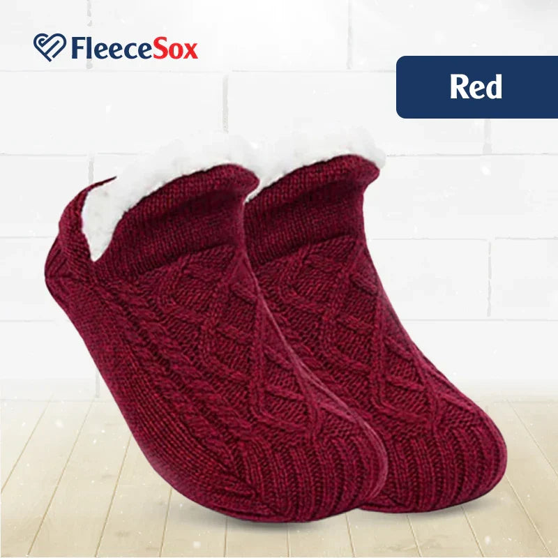 Kalsten | Fleece-Lined Non-Slip Thermal Slippers Socks