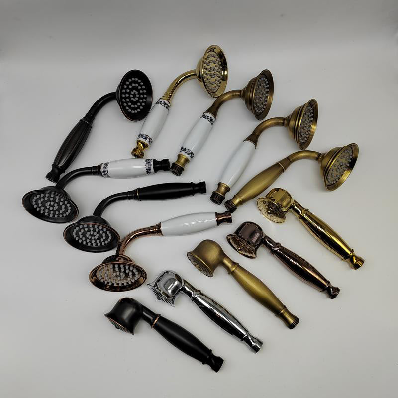 Traditional Brass Handheld Shower Head