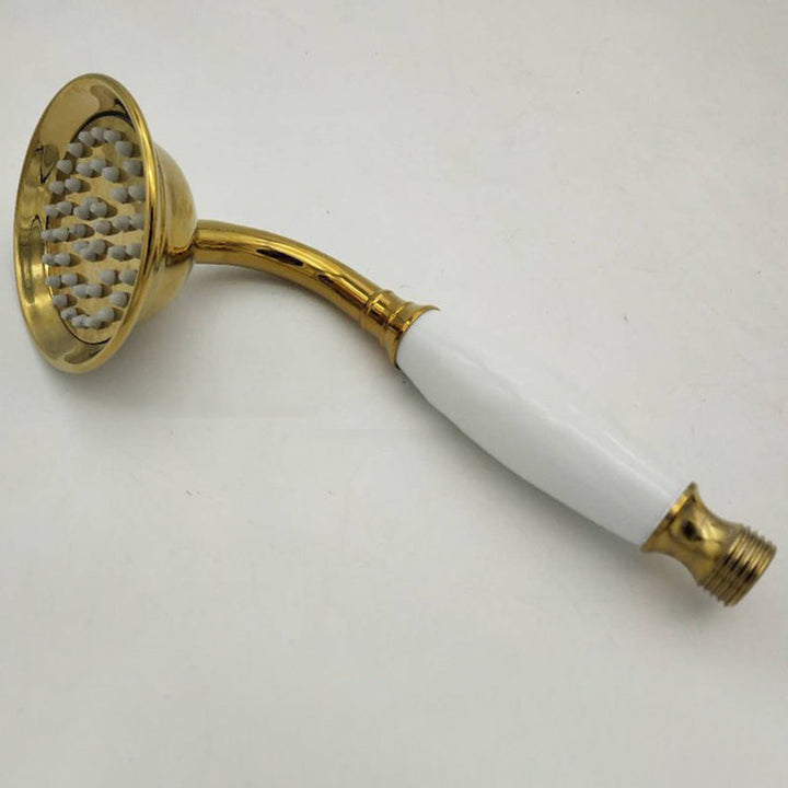 Traditional Brass Handheld Shower Head