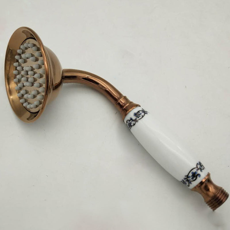 Traditional Brass Handheld Shower Head
