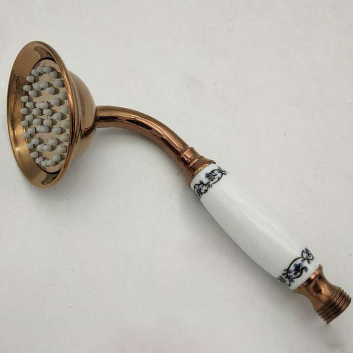 Traditional Brass Handheld Shower Head
