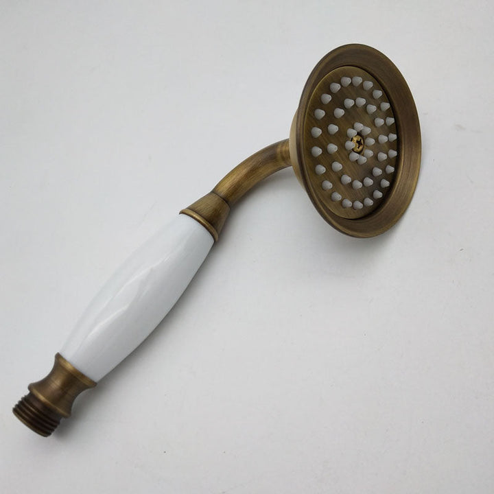 Traditional Brass Handheld Shower Head