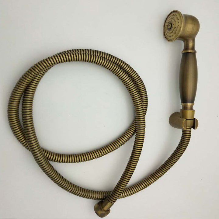 Traditional Brass Handheld Shower Head