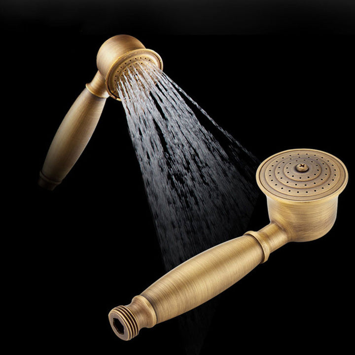 Traditional Brass Handheld Shower Head