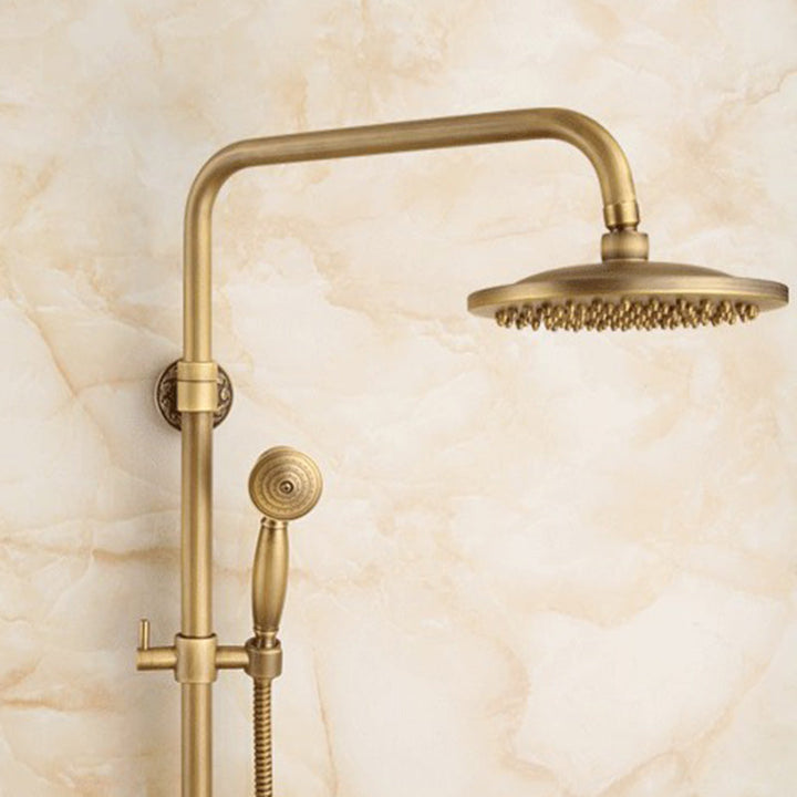 Traditional Brass Handheld Shower Head