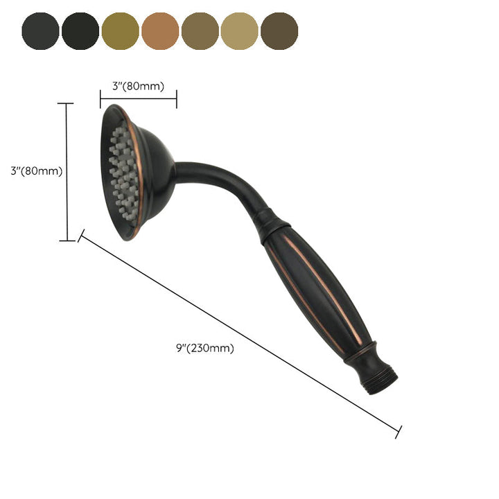 Traditional Brass Handheld Shower Head