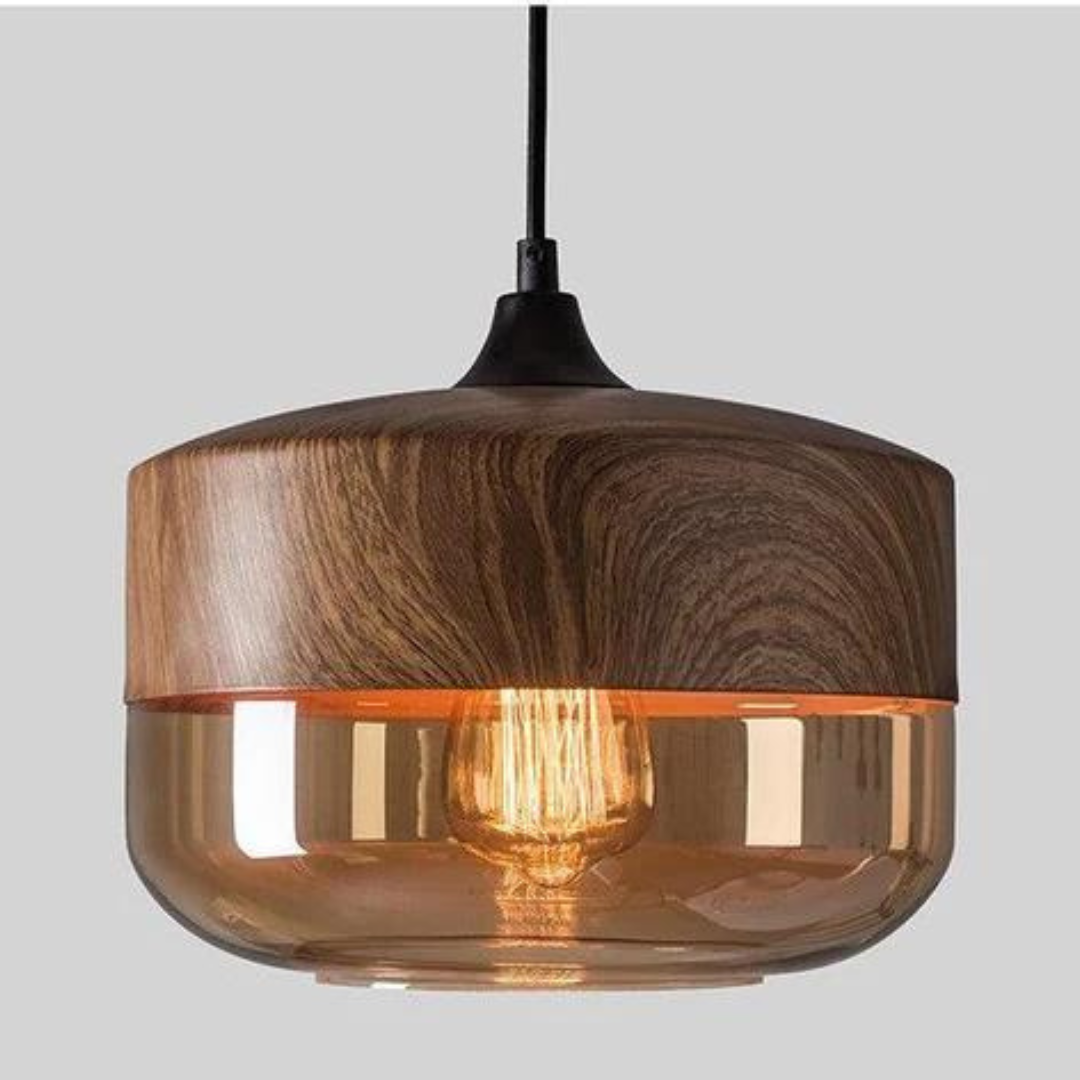 Stylish Scandinavian Wooden Ceiling Lamp - NordLuna | Kalsten