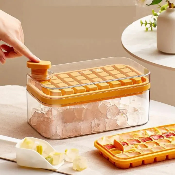 Kalsten | 64-piece Silicone Ice Cube Set – with Lid & Scoop