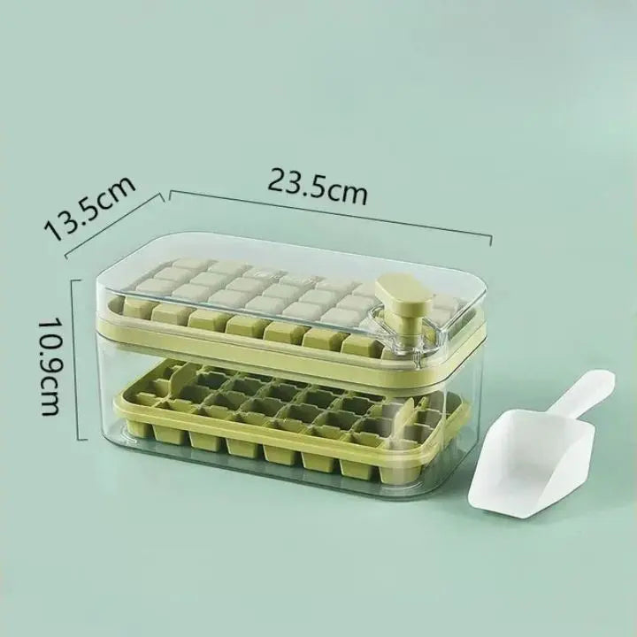 Kalsten | 64-piece Silicone Ice Cube Set – with Lid & Scoop