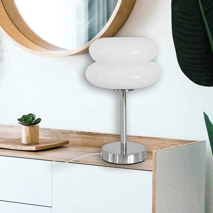 Retro Glass Shade Table Lamp Noxord