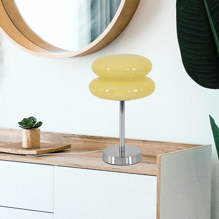 Retro Glass Shade Table Lamp Noxord
