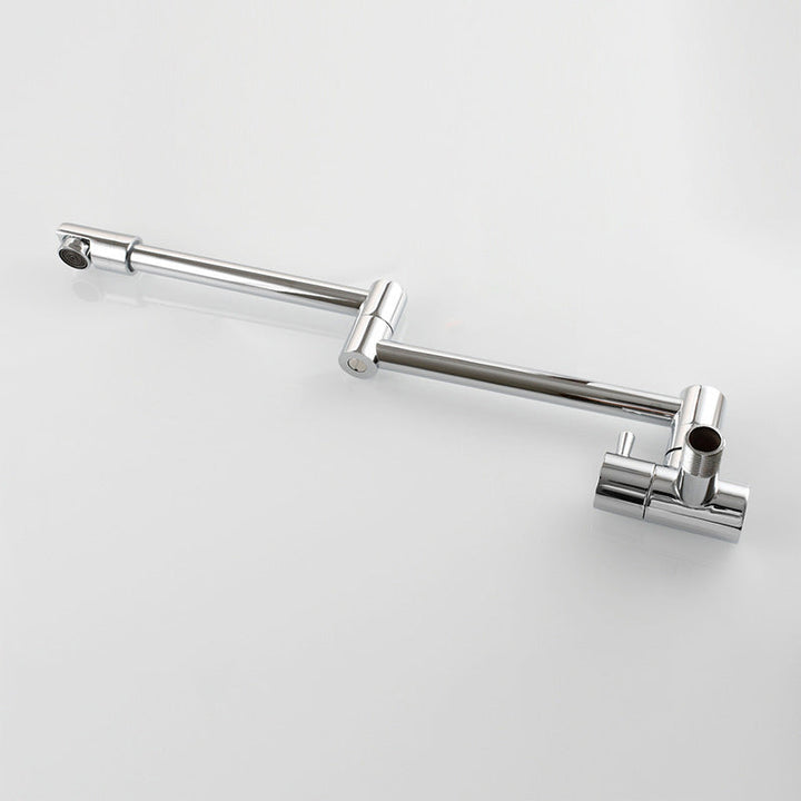 Kalsten | Modern Pull-down Faucet Single Handle Wall Mounted Pot Filler Low Profile 1-Hole Filler