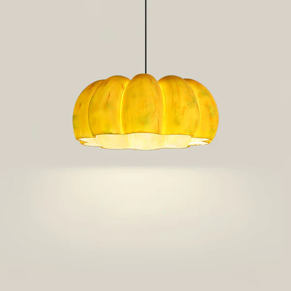 Eco-friendly Resin Pumpkin Pendant Light | Kalsten